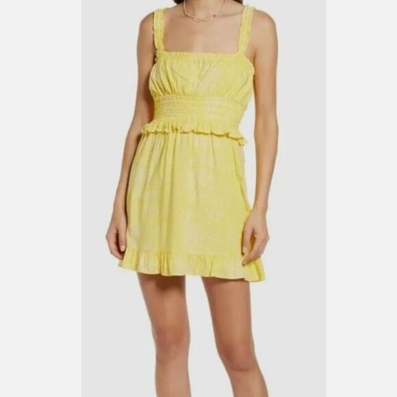 Nordstrom Dresses & Skirts - Nordstrom BP Yellow Camo Mini Dress 4X NWT